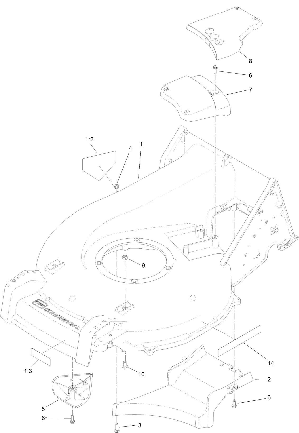 Toro 22290 21 in. Heavy-duty Mower (Serial #: 315000001 - 315999999) Parts Diagram - Image 5