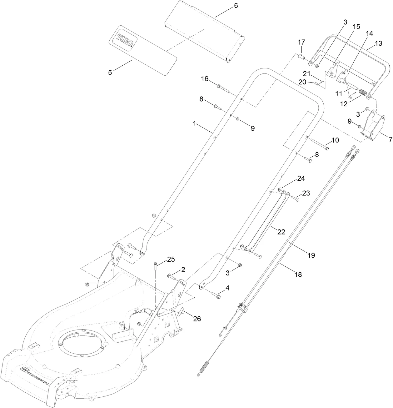 Toro 22293 Heavy-duty Mower (Serial #: 315000001 - 315999999) Parts Diagram - Image 3
