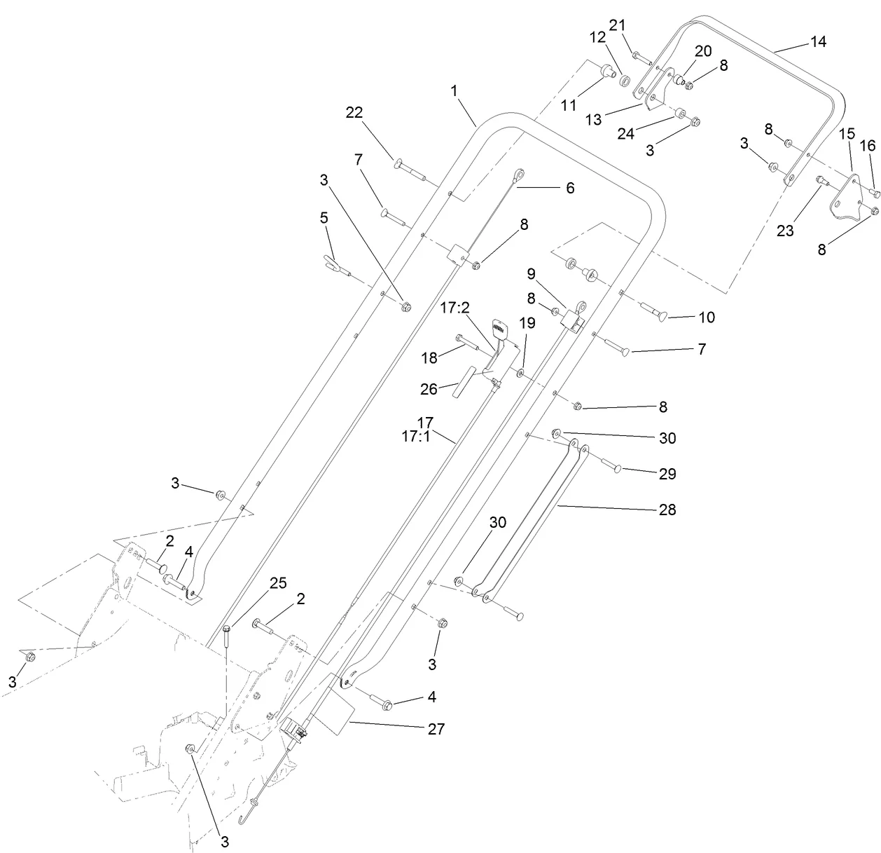 Toro 22295 21 in. Heavy Duty Mower (Serial #: 315000001 - 315999999) Parts Diagram - Image 3