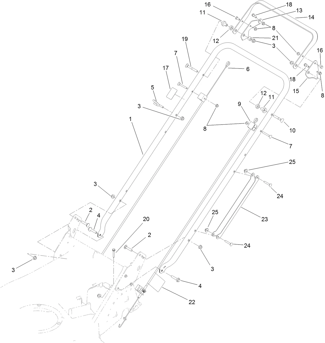 Toro 22297 21 in. Heavy Duty Mower (Serial #: 315000001 - 315999999) Parts Diagram - Image 3