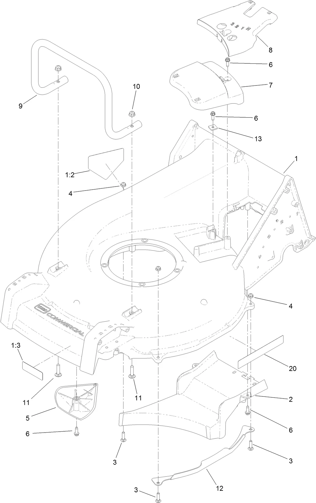 Toro 22298 21 in. Heavy Duty Mower (Serial #: 315000001 - 315999999) Parts Diagram - Image 5