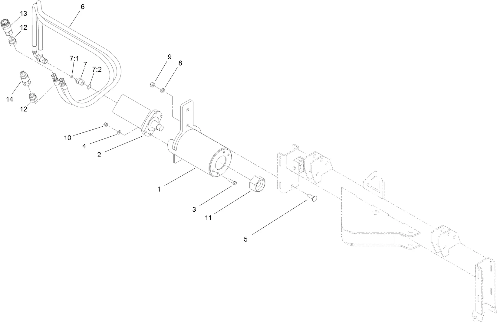 Toro 22426 Power Box Rake Attachment (Serial #: 315000001 - 315999999) Parts Diagram - Image 3
