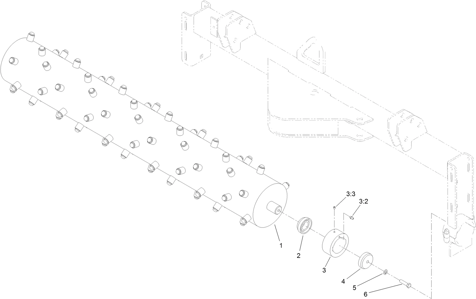Toro 22426 Power Box Rake Attachment (Serial #: 315000001 - 315999999) Parts Diagram - Image 5