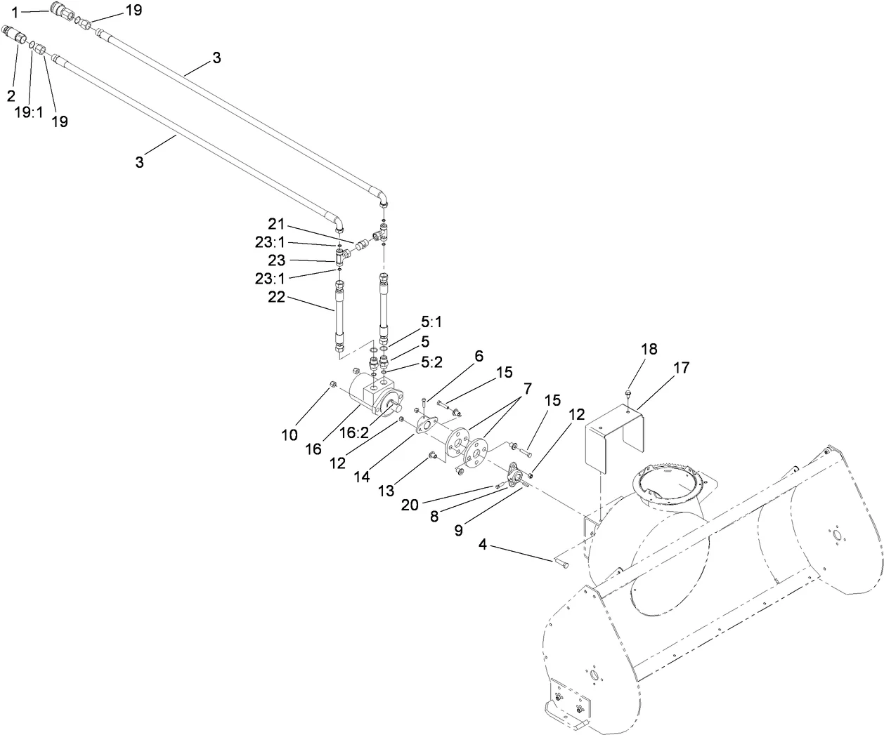 Toro 22456 Snowthrower, Compact Tool Carrier (Serial #: 315000001 - 315999999) Parts Diagram - Image 4
